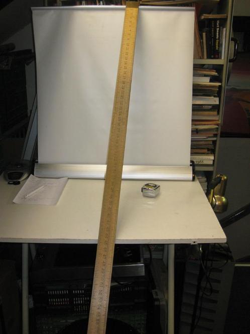meetlat hout en messing 153,5 cm lang 60 inch (130), Antiek en Kunst, Antiek | Gereedschap en Instrumenten, Ophalen of Verzenden