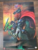 Zelda Orcarina of time poster 78x53 incl soundtrack cd, Verzamelen, Posters, Ophalen of Verzenden, A1 t/m A3, Zo goed als nieuw