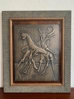 Salvador Dali Bronzen Muur Sculptuur 1978 reliëf sculptuur, Antiek en Kunst, Ophalen of Verzenden