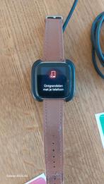 Fitbit Versa met accessoires, Sieraden, Tassen en Uiterlijk, Sporthorloges, Ophalen of Verzenden, Gebruikt, Zwart, Android