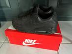 nike air max 90 leather maat 45,5 airmax zwart, Ophalen, Gedragen, Zwart