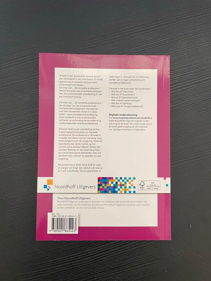 De Complete Professional - 4e druk, Boeken, Studieboeken en Cursussen, Zo goed als nieuw, HBO, Ophalen of Verzenden