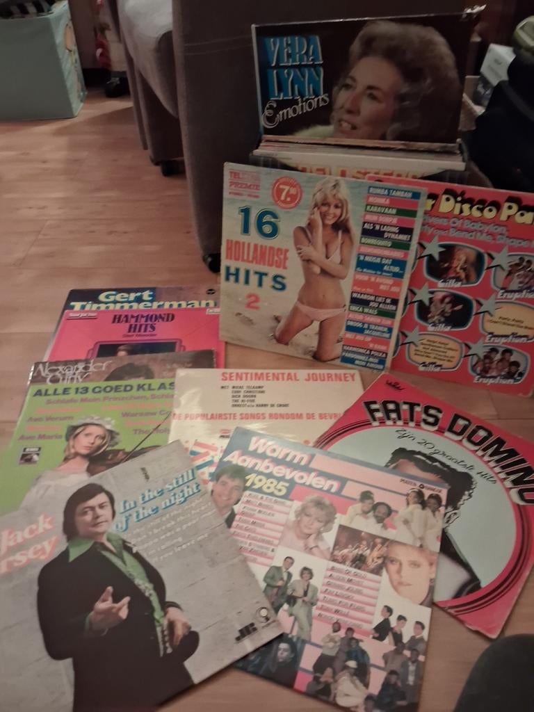 LP Verzameling (37 stuks) + Koffer, Cd's en Dvd's, Vinyl | Overige Vinyl, Ophalen of Verzenden, Gebruikt, 12 inch