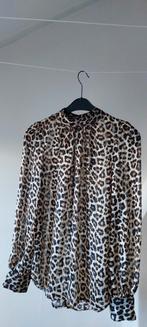 H&M Tijgerprint Blouse - Maat S, H&M, Bruin, Nieuw, Ophalen of Verzenden