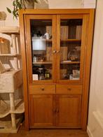 Gratis houten kast met glazen deuren, Huis en Inrichting, Kasten | Vitrinekasten, Ophalen, 100 tot 150 cm, Klassiek, 150 tot 200 cm