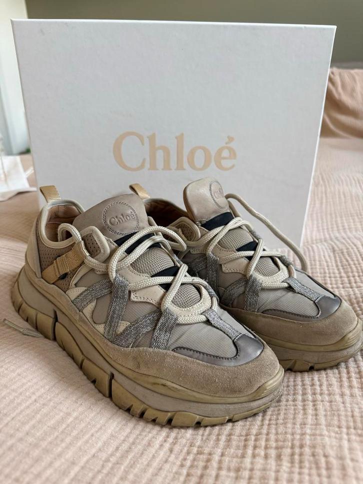 Chloe Blake Sneakers beige , maat 41, Kleding | Dames, Schoenen, Gedragen, Sneakers of Gympen, Beige, Ophalen
