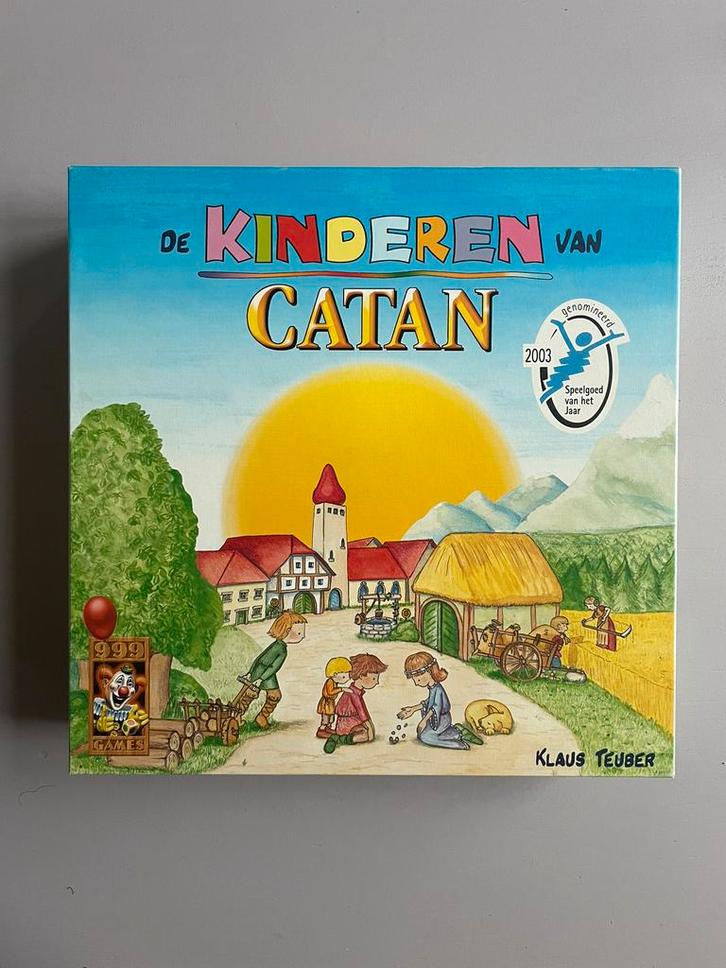 Kinderen van Catan, Hobby en Vrije tijd, Gezelschapsspellen | Bordspellen, Zo goed als nieuw, Een of twee spelers, Ophalen of Verzenden