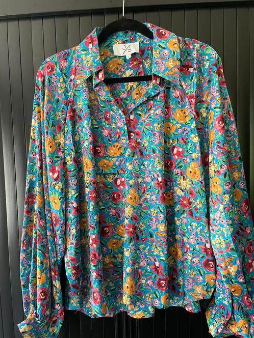 Fleurige blouse JS Millenium print L -nieuw-, Kleding | Dames, Blouses en Tunieken, Nieuw, Maat 42/44 (L), Overige kleuren, Verzenden