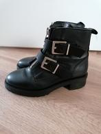 Bijna nieuwe Biker Boots maat 37 merk Sacha Essentials leer., Ophalen of Verzenden, Zo goed als nieuw, Zwart