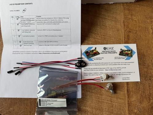 LHZ-03 HazLabs Preamp Clone, Muziek en Instrumenten, Snaarinstrumenten | Gitaren | Bas, Nieuw, Elektrisch, Ophalen of Verzenden