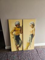 Indonesische schilderijen, Antiek en Kunst, Kunst | Niet-Westerse kunst, Ophalen