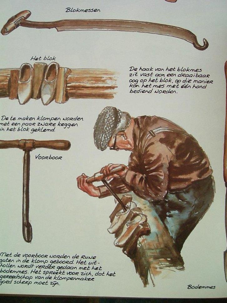 Met beide handen uit 't goede hout gesneden., Antiek en Kunst, Antiek | Gereedschap en Instrumenten, Ophalen of Verzenden