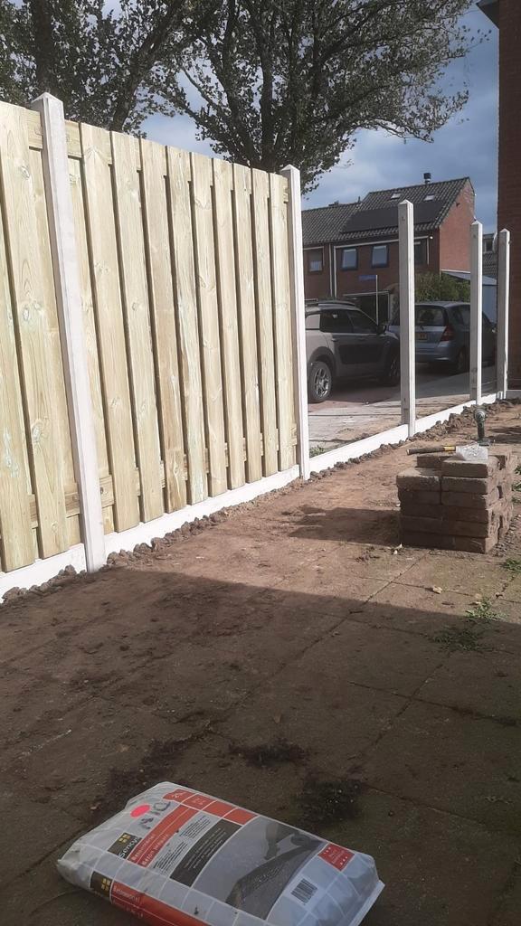 Schuttingmaker, Tuin en Terras, Schuttingen, Zo goed als nieuw, Hout, 1 tot 2 meter, Minder dan 3 meter, Ophalen of Verzenden