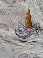 Dekbedovertrek eenpersoons, 1-persoon, eenhoorn, wehkamp, Ophalen of Verzenden, Zo goed als nieuw, Meisje, Dekbedovertrek