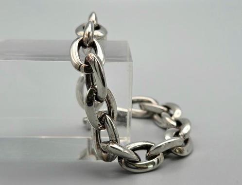 Zilveren fantasie schakel armband nieuw. 2025/429., Sieraden, Tassen en Uiterlijk, Armbanden, Nieuw, Zilver, Zilver, Ophalen of Verzenden
