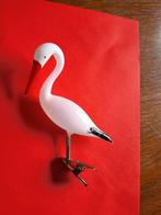 Oude kerstbal ooievaar, Ophalen of Verzenden