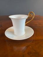 Wedgwood mokkakopjes met vergulde oren, Antiek en Kunst, Ophalen of Verzenden