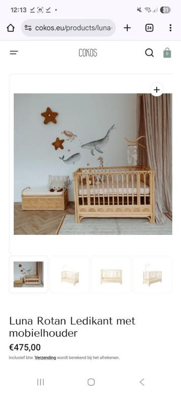 Rotan ledikant NIEUW in verpakking! beschikbaar voor biedingen