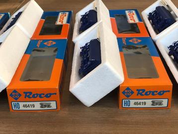 8 stuks  ROCO  BLAUWE  ZELFLOSSERS  NS  46419   (307) beschikbaar voor biedingen