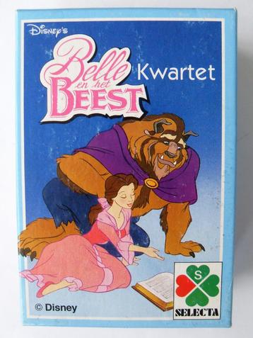 Belle en het Beest Kwartetspel Disney Kwartet Selecta beschikbaar voor biedingen
