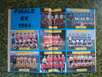Boing voetbalplaatjes EK voetbal 1984, poster Jan Mölby beschikbaar voor biedingen