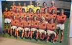 Oranje Elftal Poster  op hardbord  Voetbal Nostalgie, Verzamelen, Sportartikelen en Voetbal, Ophalen of Verzenden, Gebruikt, Overige binnenlandse clubs