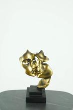 Bronzen gezichten sculptuur - Wildernis Atelier