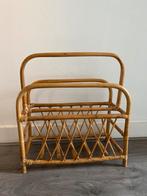 Vintage rotan tijdschriftenhouder, Ophalen of Verzenden, Zo goed als nieuw