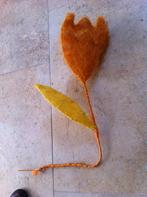 Oranje Tulp van Kokosvezel/Cocosvezel Nieuw, Huis en Inrichting, Woonaccessoires | Overige, Ophalen of Verzenden, Nieuw