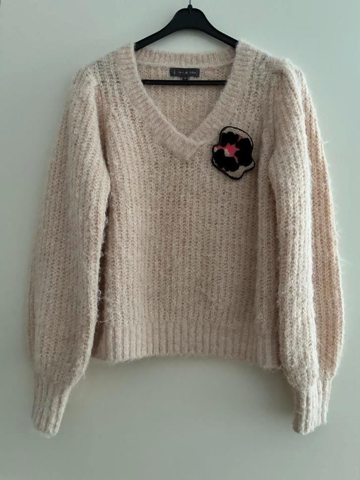 Trui ( Ivy & You ), Kleding | Dames, Truien en Vesten, Gedragen, Maat 36 (S), Beige, Ophalen of Verzenden