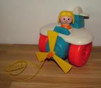 Fisher price vliegtuig draaiende propeller, Ophalen of Verzenden, Zo goed als nieuw, Speelset