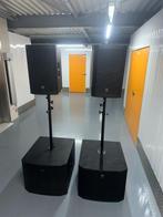 ElectroVoice ETX set (2*ETX-12P en 2*ETX-18SP). Goede staat!, Overige typen, Zo goed als nieuw, 120 watt of meer, Ophalen