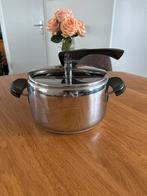 Lagostina Snelkookpan - RVS 3 liter, Ophalen of Verzenden, Gebruikt, Rvs, Kookpan of Snelkookpan