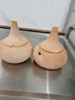 knoflookpot of uienpot terracotta, Huis en Inrichting, Ophalen of Verzenden