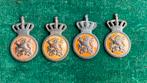 Diverse half fabrikaat MILVA pet emblemen, Verzamelen, Militaria | Algemeen, Embleem of Badge, Nederland, Ophalen of Verzenden