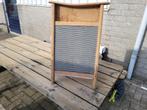 nette gave zinken wasbord /schrobbord, Antiek en Kunst, Ophalen of Verzenden