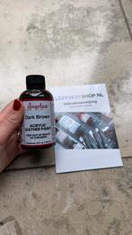 Donkerbruine leerverf, Ophalen of Verzenden