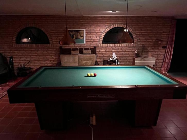 Eureka Amical Biljarttafel met Verwarming, Sport en Fitness, Biljarten en Poolen, Gebruikt, Biljarttafel, Ophalen of Verzenden