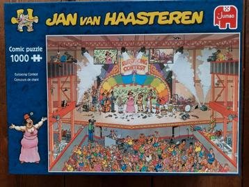 Jan van Haasteren het songfestival 1000 stukjes beschikbaar voor biedingen