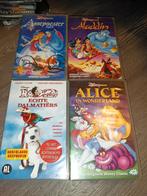 4 disney vhs videobanden vintage, Cd's en Dvd's, VHS | Kinderen en Jeugd, Alle leeftijden, Ophalen of Verzenden, Gebruikt, Tekenfilms en Animatie