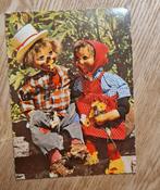 Man en vrouw Egel met bloemen en pijp, Verzenden, Voor 1920, Gelopen, Overige thema's
