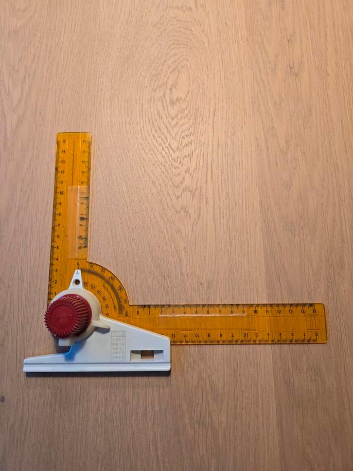 Vintage Rotring Rapid 3 L- Systeem lineaal €12,50, Diversen, Schrijfwaren, Zo goed als nieuw, Ophalen of Verzenden