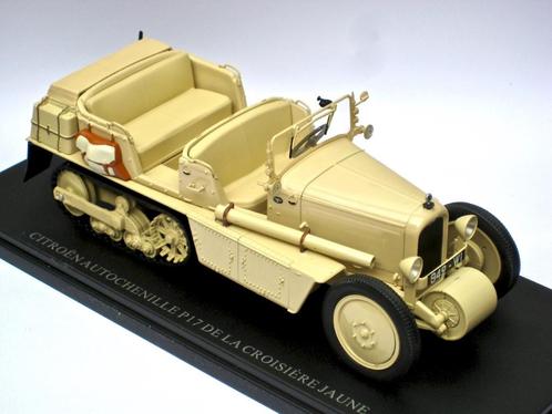 Citroen P17 Autochenille Crosière Jaune Hachette 1:24, Hobby en Vrije tijd, Modelauto's | 1:24, Nieuw, Auto, Overige merken, Ophalen of Verzenden