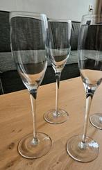3 champagne glazen, Ophalen of Verzenden, Zo goed als nieuw, Overige typen