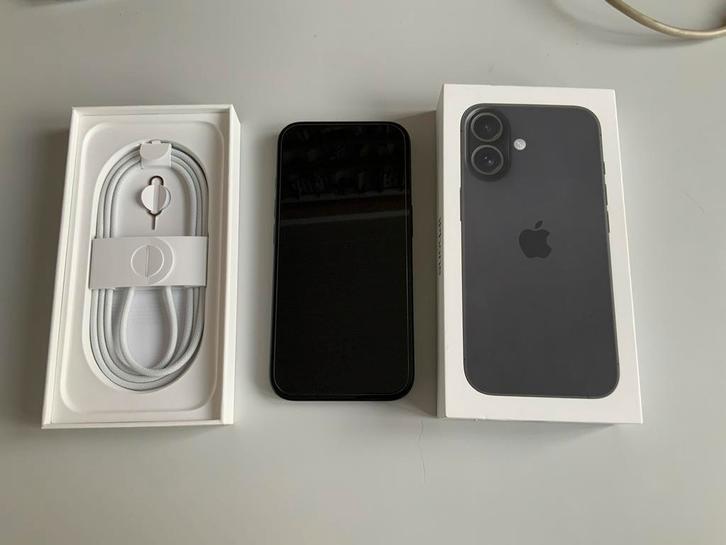 iPhone 16, Telecommunicatie, Mobiele telefoons | Apple iPhone, Zo goed als nieuw, 128 GB, Zonder abonnement, Zonder simlock, iPhone 16