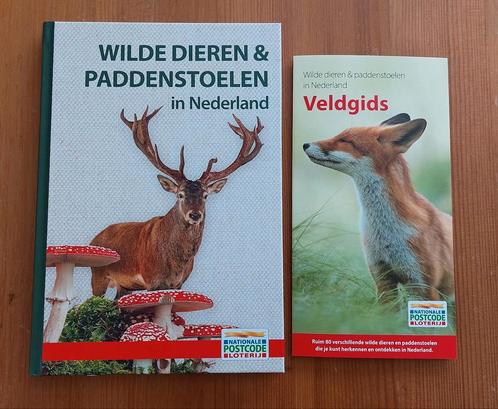 Wilde dieren & paddestoelen postcodeloterij 2025, Boeken, Natuur, Nieuw, Overige onderwerpen, Ophalen of Verzenden