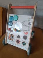 Houten loopwagen met activiteiten - vanaf 1 jaar, Kinderen en Baby's, Speelgoed | Houten speelgoed, Ophalen of Verzenden, Zo goed als nieuw
