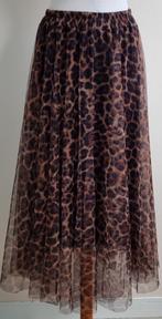 Made in Italy lange gevoerde rok met tijgerprint mt. M, Kleding | Dames, Rokken, Maat 38/40 (M), Made in Italy, Bruin, Ophalen of Verzenden