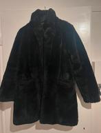 Zwarte Fake Fur Jas, Ophalen of Verzenden, Gedragen, Maat 36 (S), Zwart