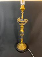 Zware vintage messing stijlvolle empire lamp, Huis en Inrichting, Lampen | Tafellampen, Ophalen of Verzenden
